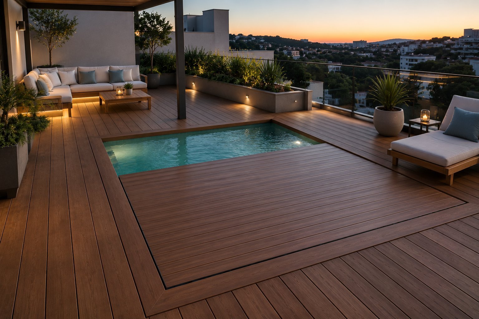 Modelo Cross - Piscina transitable rectangular